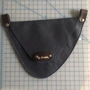 Dean leather belt purse